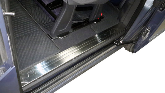 The sill plates OmsaLine (stainless) for Ford Custom 2013-2022 - image 1