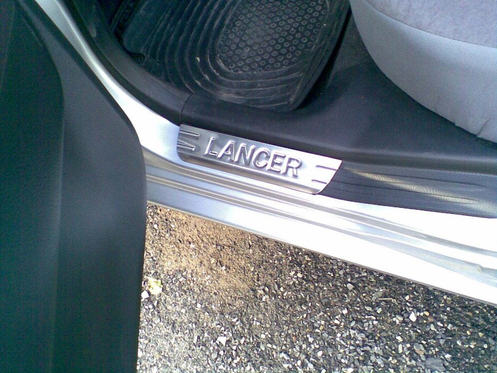 Door Sill Protectors OmsaLine (4 pcs, Stainless Steel) for Mitsubishi Lancer 9 2004-2008 - image 3