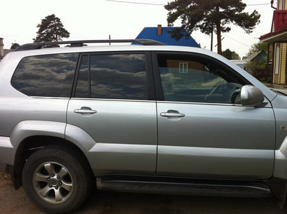 The outer edging of the glass (6 PCs, stainless steel) for Toyota Land Cruiser Prado 120 - image 4