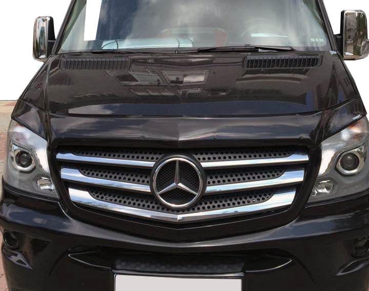 The hood deflector 2013+ (V1, EuroCap) for Mercedes Sprinter W906 2006-2018 - Reelken Auto
