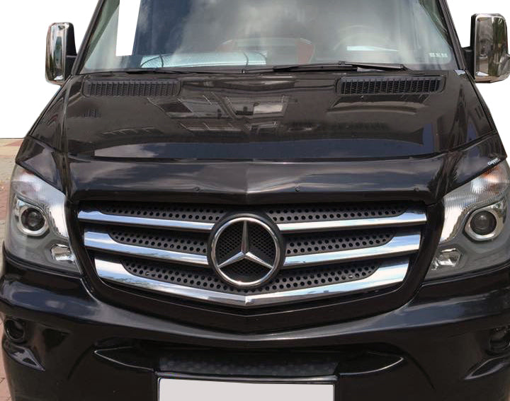 Hood Deflector 2013+ (V1, EuroCap) for Mercedes Sprinter W906 2006-2018 - image 4