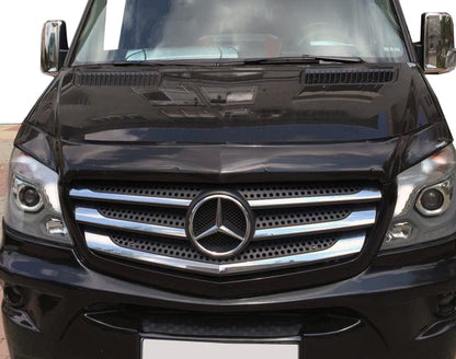 Hood Deflector 2013+ (V1, EuroCap) for Mercedes Sprinter W906 2006-2018 - image 4