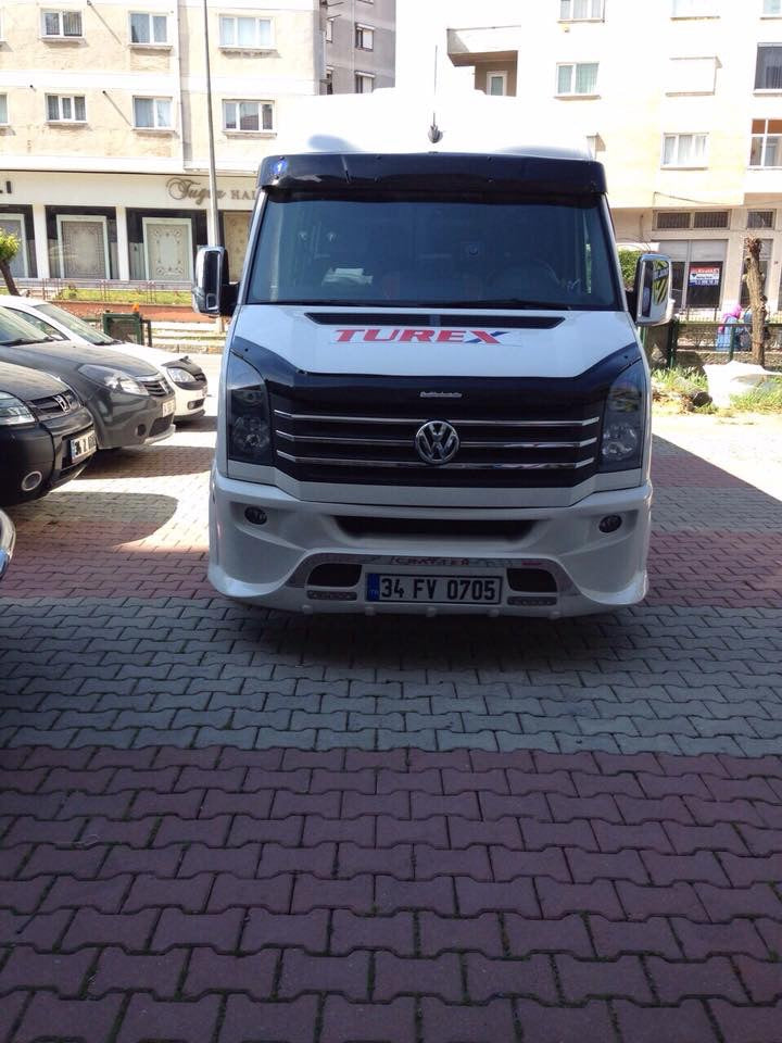 Front bumper lip 2012↗ (Sport-3, paintable) for Volkswagen Crafter 2006-2016 - image 6