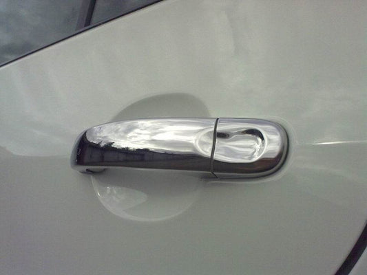 Pads on the handles OmsaLine (2 PCs, stainless steel) for Volkswagen EOS 2006-2011 - Reelken Auto