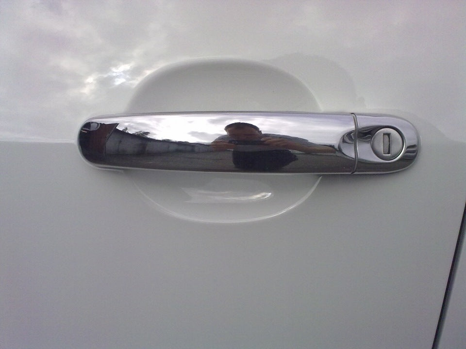 Chrome Door Handle Covers (4 pcs, Stainless Steel) for Volkswagen Golf Plus 2004-2014 - image 3