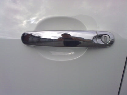 Chrome Door Handle Covers (4 pcs, Stainless Steel) for Volkswagen Golf Plus 2004-2014 - image 3
