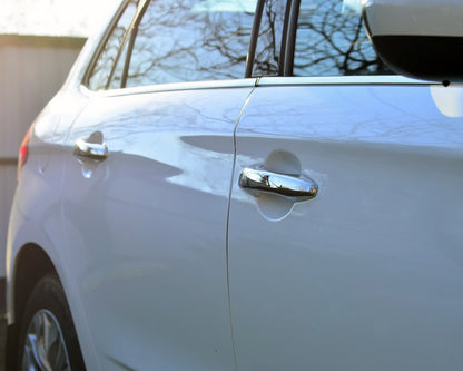 Chrome Door Handle Covers (4 pcs, Stainless Steel) for Citroen C-4 2010-2018 - image 4