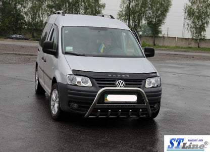 The WT003 bumper guard (stainless) for Volkswagen Caddy 2004-2010 - image 6