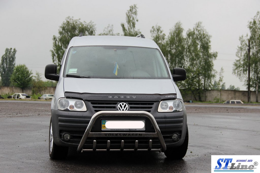 The WT003 bumper guard (stainless) for Volkswagen Caddy 2004-2010 - image 7