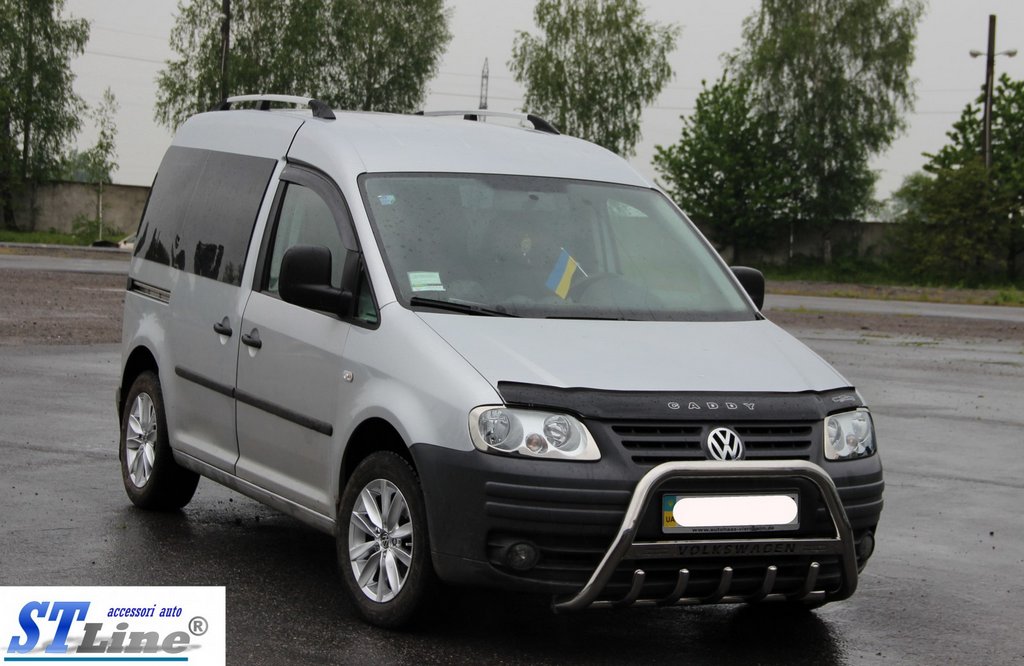 The WT003 bumper guard (stainless) for Volkswagen Caddy 2004-2010 - image 8