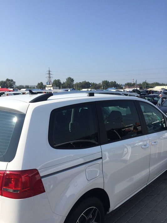 Chrome Roof Rails (Turkish Design) for Volkswagen Sharan 2010-2023 - image 1