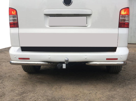 Rear Corner Bars AK003 (2 pcs, stainless steel) for Volkswagen T5 2010-2015 - image 1