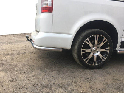 Rear corners AK003 (2 pcs, stainless steel) for Volkswagen T5 Transporter 2003-2010 - Reelken Auto