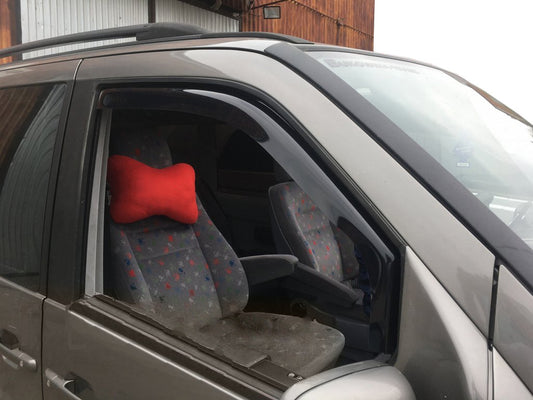 In-channel window deflectors (2 pcs, HIC) for Mercedes Vito W638 1996-2003 - image 1