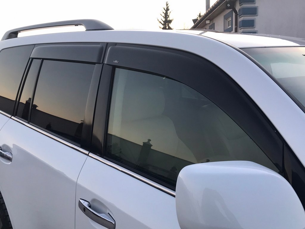 Window Deflectors 11cm (4pcs, HIC) for Toyota Land Cruiser 200 2007-2021 - image 1