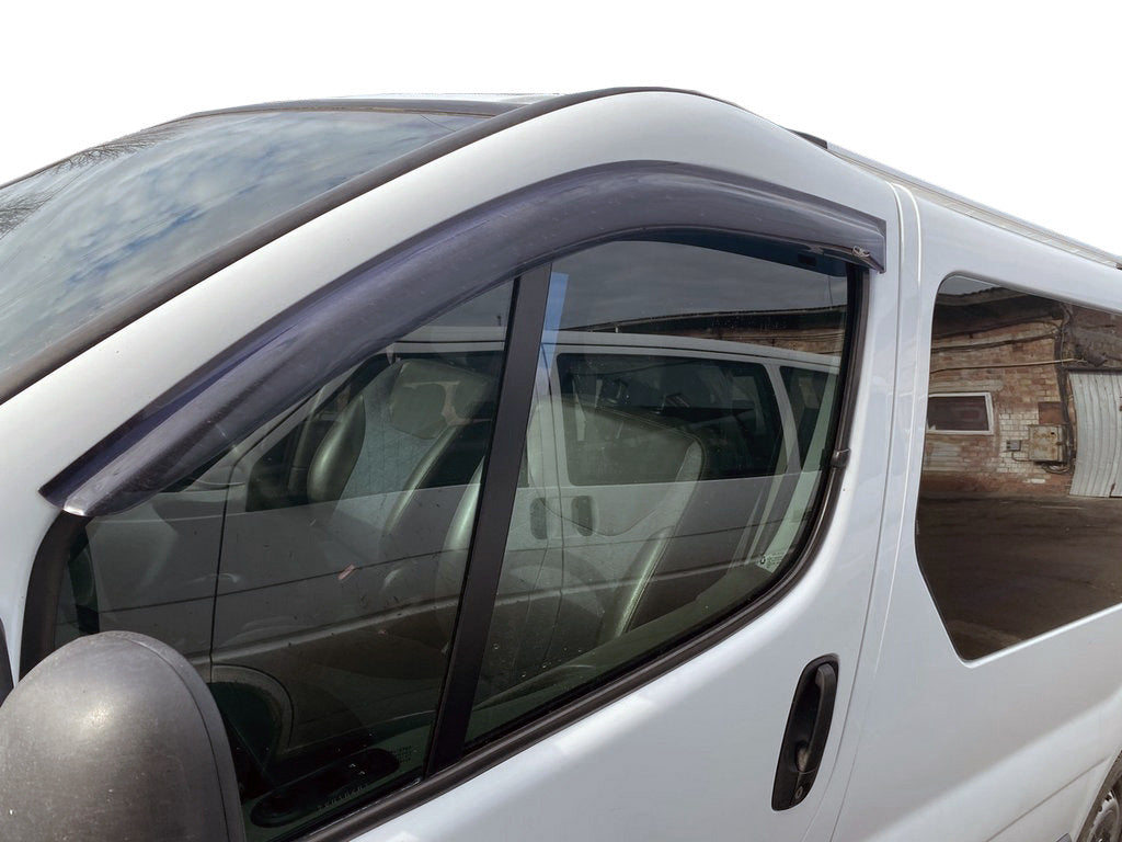 Window Deflectors (2 pcs, HIC) for Nissan Primastar 2002-2014 - image 1