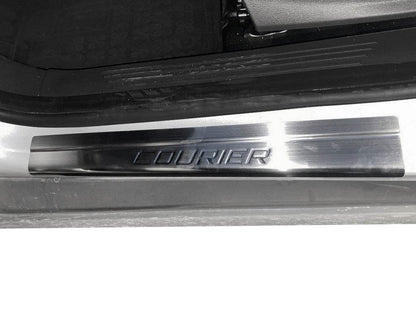 Sill Carmos V1 (4 pieces, stainless steel) for Ford Courier 2014-2023 - Reelken Auto