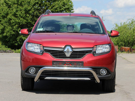 Front Bar WT007 (Stainless Steel) for Renault Sandero 2013-2022 - image 1