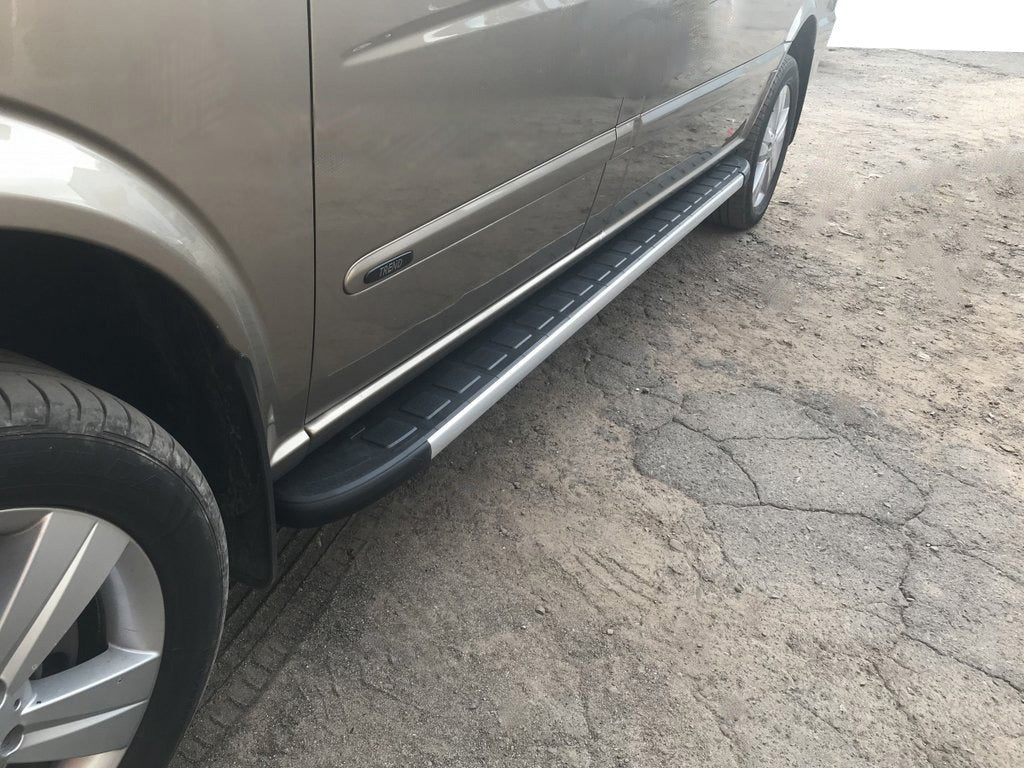 Side Steps Duru (2 pcs, Aluminum) for Mercedes Vito W639 2004-2014 - image 1