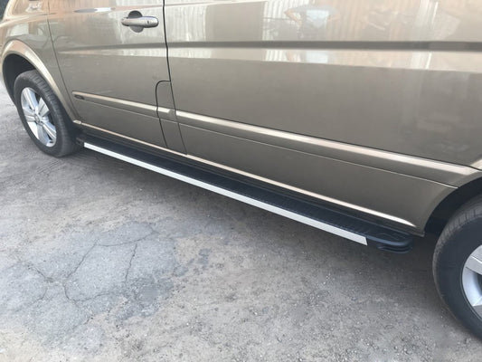 Lateral platforms Maya V1 (2 pieces, aluminum) for Mercedes Viano 2004-2014 - image 1