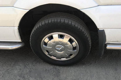 Petals stainless steel caps (1 roller, 4 pcs.) for Volkswagen Crafter 2006-2016 - Reelken Auto