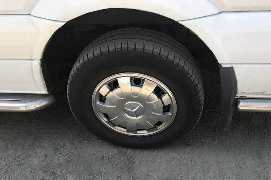 Petals stainless steel caps (1 roller, 4 pcs.) for Volkswagen Crafter 2006-2016 - Reelken Auto