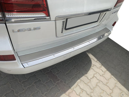Rear Bumper Insert Chrome (2012-2015) for Lexus LX570/450d 2008-2022 - image 2