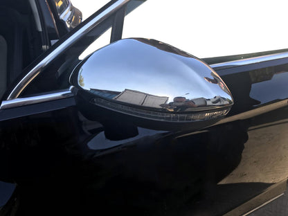 Covers for EU mirrors (2 pcs., stainless steel) for Volkswagen Passat B8 2015-2023 - image 1