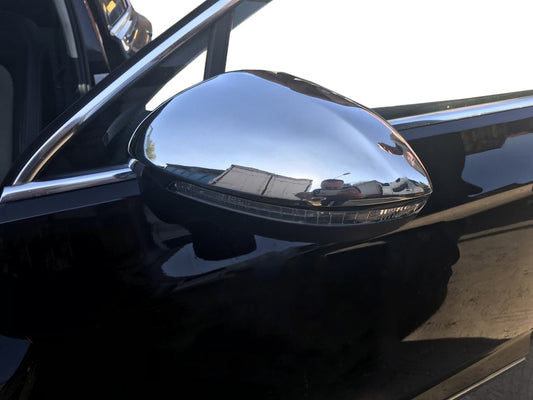 Covers for EU mirrors (2 pcs., stainless steel) for Volkswagen Passat B8 2015-2023 - image 1