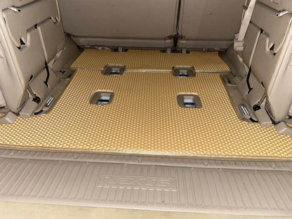 A cargo Mat Beige 2 PCs set (EVA, 7 seats) for Toyota Land Cruiser 100 - Reelken Auto