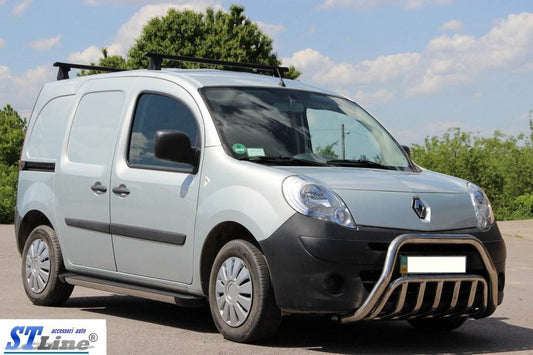 The WT002 bumper guard (stainless) for Renault Kangoo 2008-2020 - Reelken Auto