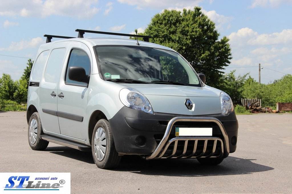 The WT002 bumper guard (stainless) for Renault Kangoo 2008-2020 - Reelken Auto