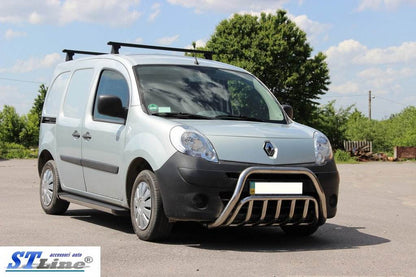 The WT002 bumper guard (stainless) for Renault Kangoo 2008-2020 - Reelken Auto