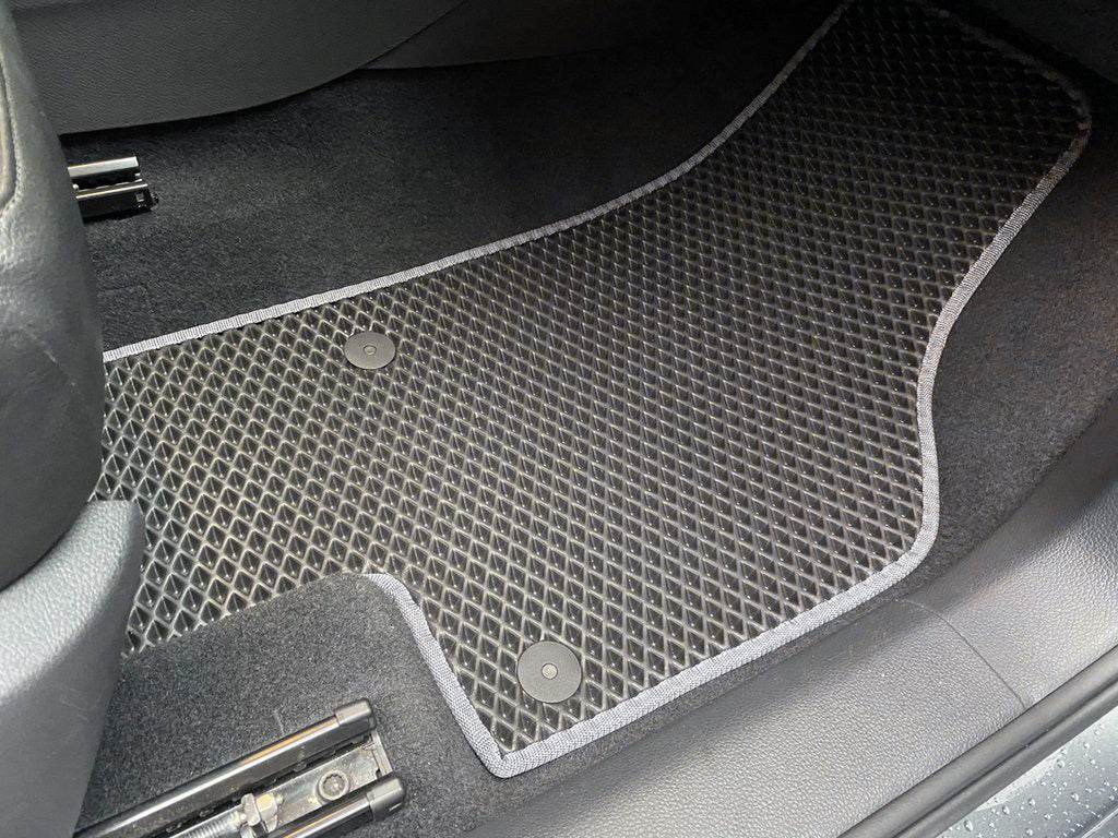 Polyurethane mats (3 rows, EVA, black) for Volkswagen Sharan 2010↗ - Reelken Auto