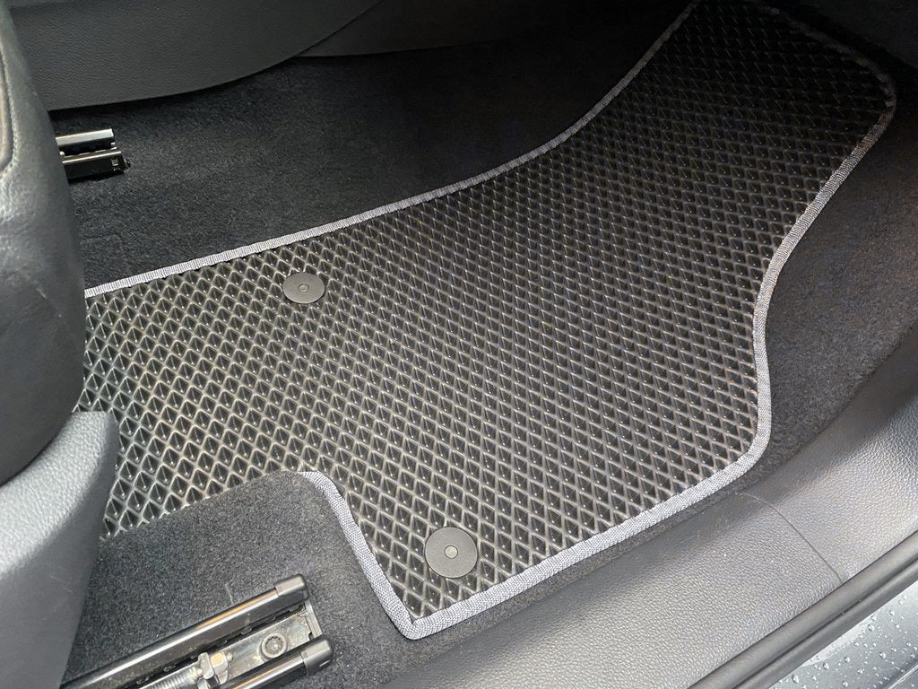 Polyurethane Floor Mats (3 Rows, EVA, Black) for Volkswagen Sharan 2010-2023 - image 1