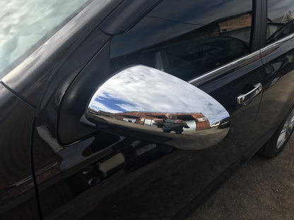 Mirror Covers (2 pcs, Plastic) for Nissan Qashqai 2010-2014 - image 1