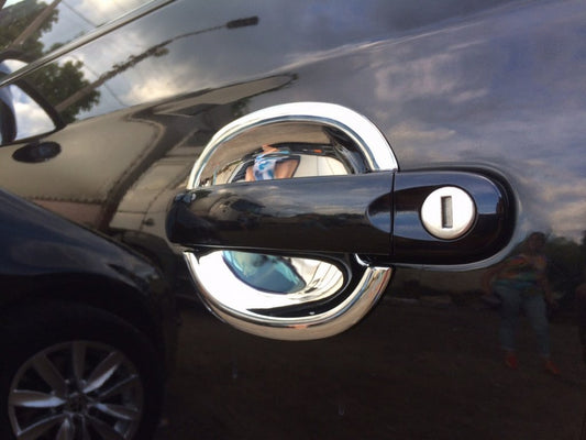 Door handle bowls (4 pcs, plastic) for Volkswagen Golf Plus 2004-2014 - image 1