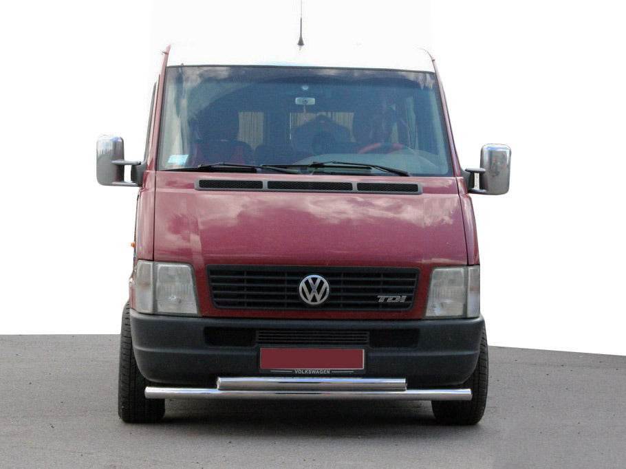 Front protection ST014 (stainless) for Volkswagen LT 1995-2006 - Reelken Auto