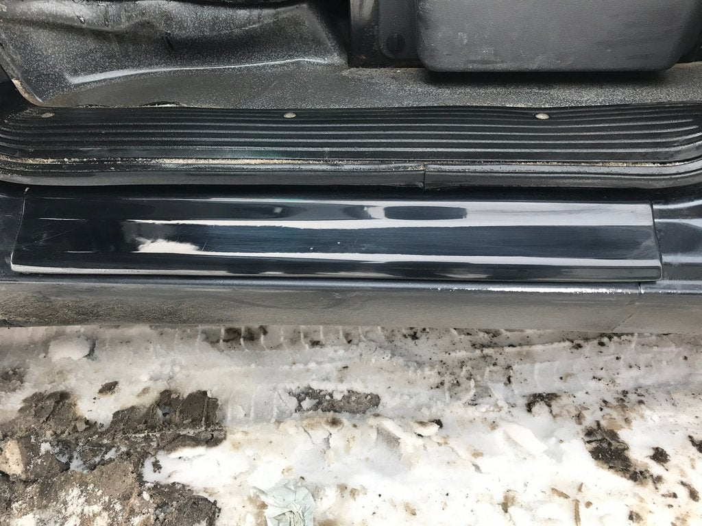 ABS Door Sill Covers (2 pcs, Plastic) for Mercedes Vito W638 1996-2003 - image 2