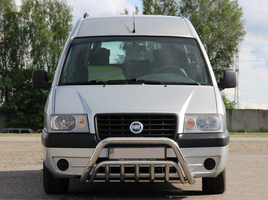 The WT002 bumper guard (stainless) for Peugeot Expert 1995-2007 - Reelken Auto