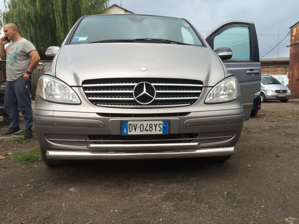 Lip bottom dual ST014 (stainless) for Mercedes Viano 2004-2014 - image 7