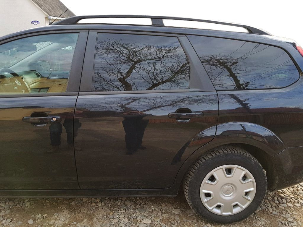 Aluminum Roof Rails (Caravan, Black) for Ford Focus II 2005-2008 - image 1