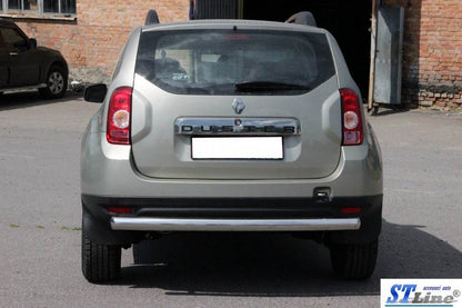 Back arc straight (stainless) for Renault Duster 2008-2017 - Reelken Auto