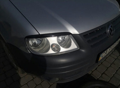 Headlight eyebrows (black) for Volkswagen Caddy 2004-2010 - image 7