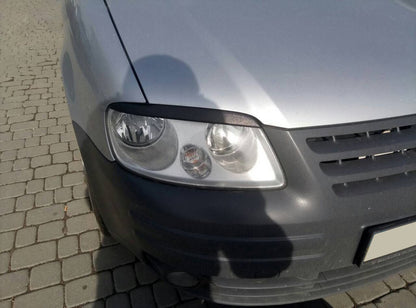 Headlight eyebrows (black) for Volkswagen Caddy 2004-2010 - image 5