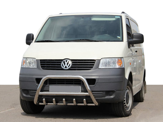 The WT003 bumper guard (stainless) for Volkswagen T5 Transporter 2003-2010 - image 2