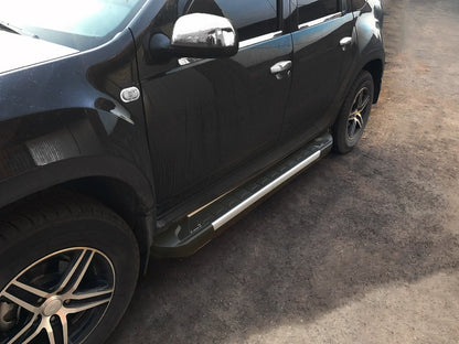 Side Steps RedLine V1 (2 pcs, Aluminum) for Renault Duster 2008-2017 - image 1