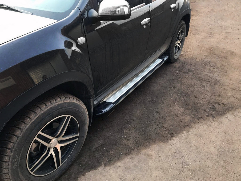 Side Steps Rainbow (2 pcs, Aluminum) for Renault Duster 2008-2017 - image 1