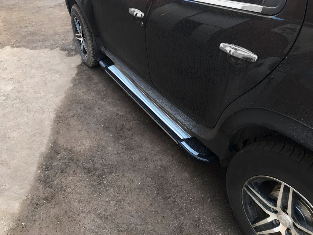 Side Steps Rainbow (2 pcs, Aluminum) for Dacia Duster 2008-2018 - image 1