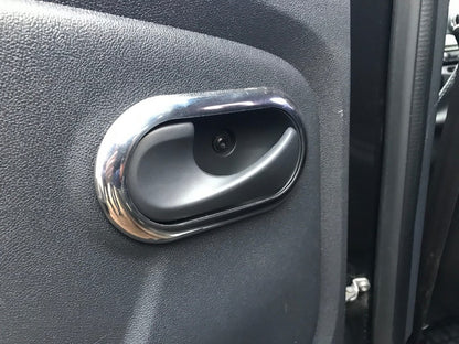Interior Door Handle Covers Carmos (4 pcs, Stainless Steel) for Dacia Duster 2008-2018 - image 1
